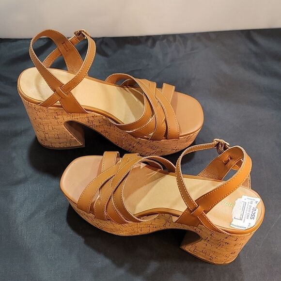 BRAND NEW INDIGO OPEN-TOE BLOCK HEEL SANDAL S2 - Picture 8 of 16
